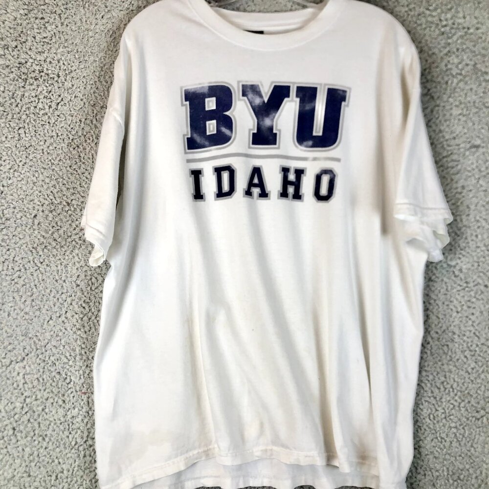 Vintage Brigham Young University Cougars T‎ Shirt Size XL Idaho 90s tee